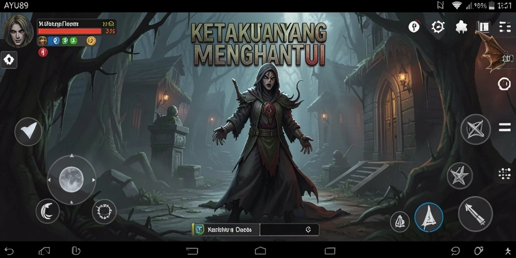 Gameplay menakutkan dengan suasana mencekam di AYU89.