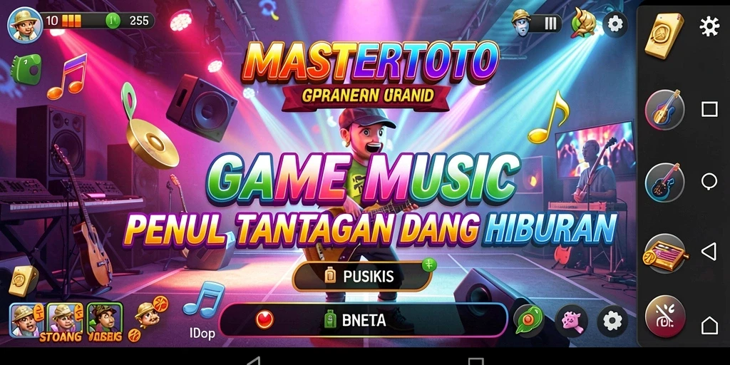 Tampilan gameplay MASTERTOTO yang menawan dan interaktif.