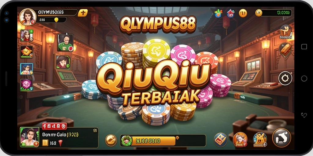 Screenshot utama OLYMPUS88 menampilkan gameplay seru QiuQiu.
