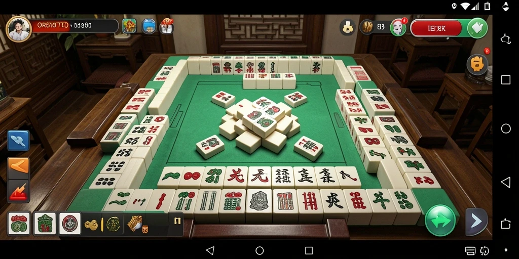 Screenshot gameplay ORISTOTO menampilkan pencocokan ubin Mahjong yang seru.