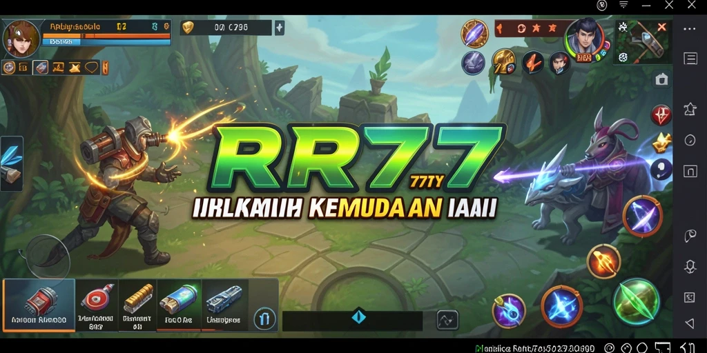 Screenshot RR777 menampilkan antarmuka aplikasi Utility yang intuitif dan mudah digunakan.