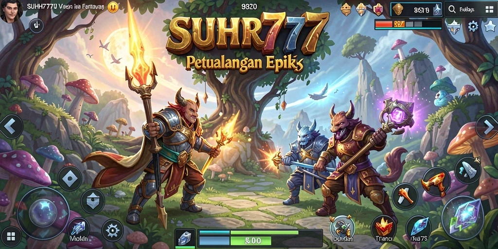 Gameplay seru dari SUHU777 di dunia fantasi yang luas.