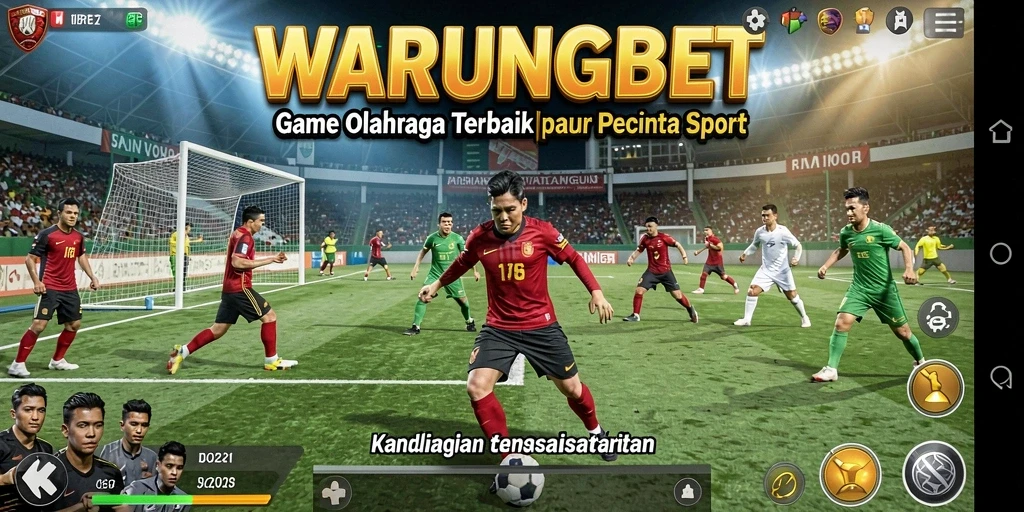 Tampilan gameplay yang mendebarkan dalam WARUNGBET.