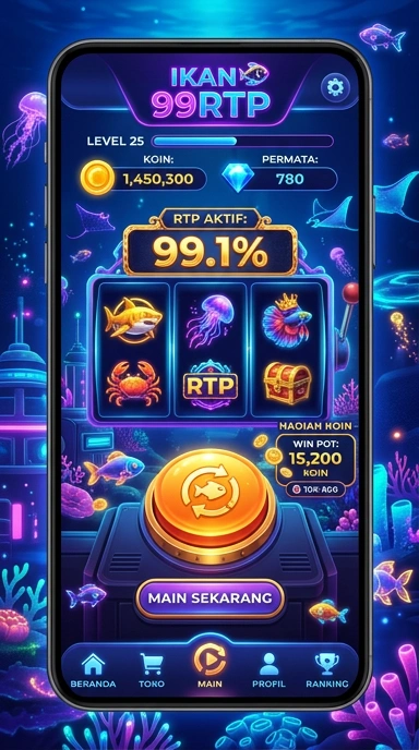 Tampilan pengguna 99rtp yang sederhana dan intuitif.
